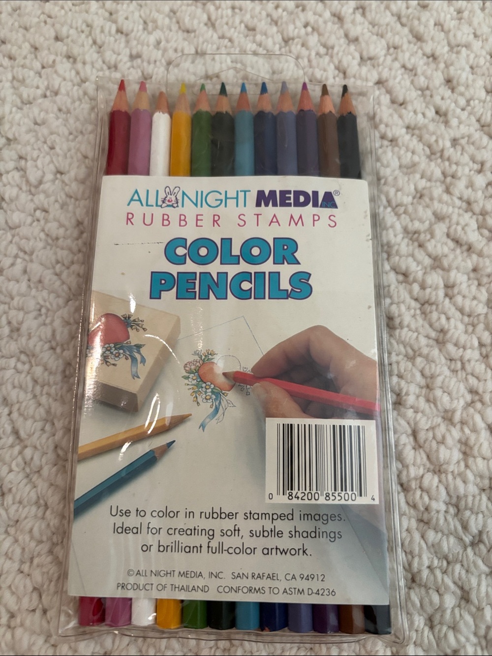 Colored Pencil Set - All night media rubber stamps Multi-Color pencils